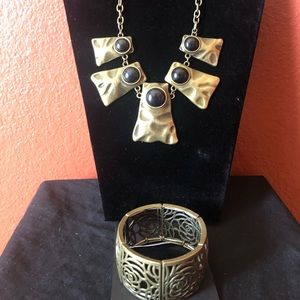 Bracelet and necklace/earring combo set!